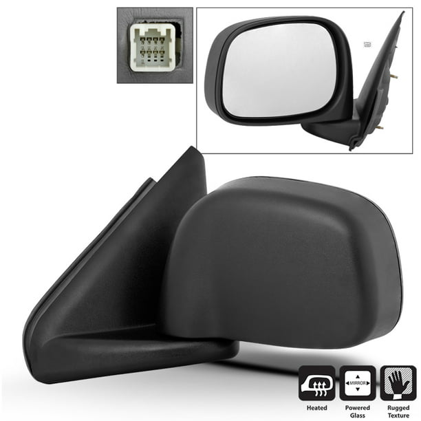 For Dodge Ram BR/BE Pair of 90 Degree Adjustable Rear View Manual Folding Towing Side Mirror Black